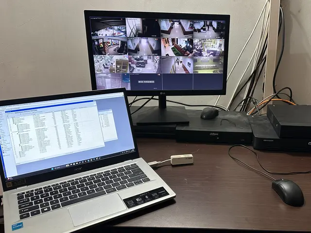 Setting NVR & monitoring CCTV