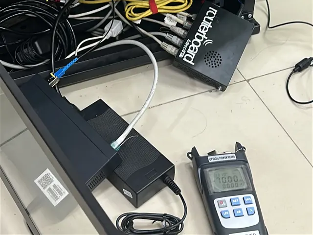 Persiapan router & alat ukur fiber optik