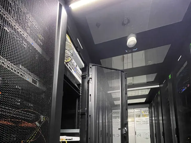 Perawatan rak server di data center
